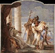 TIEPOLO, Giovanni Domenico Aeneas Introducing Cupid Dressed as Ascanius to Dido Sweden oil painting artist